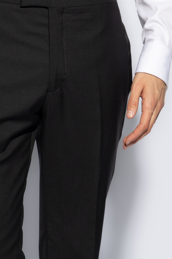90s paul smith two-tuck stripe スラックス Organic Cotton Black Low-Rise Boxer Briefs Three Pack